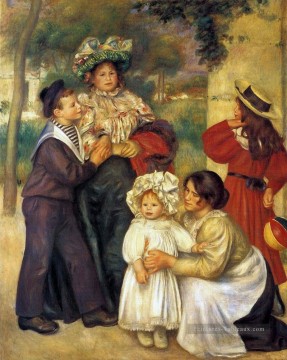 la famille d’artistes Pierre Auguste Renoir Peinture à l'huile